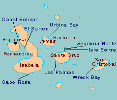 ガラパゴス諸島　太平洋