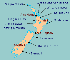 ニュージーランド　太平洋