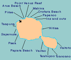 タヒチ　太平洋